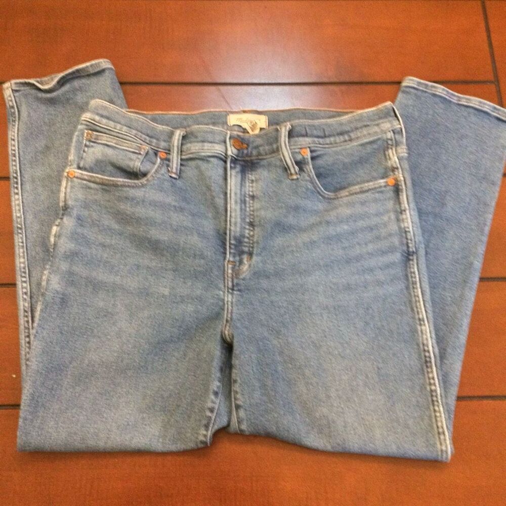 Madewell stovepipe jeans medium wash 32 - Picture 2 of 11